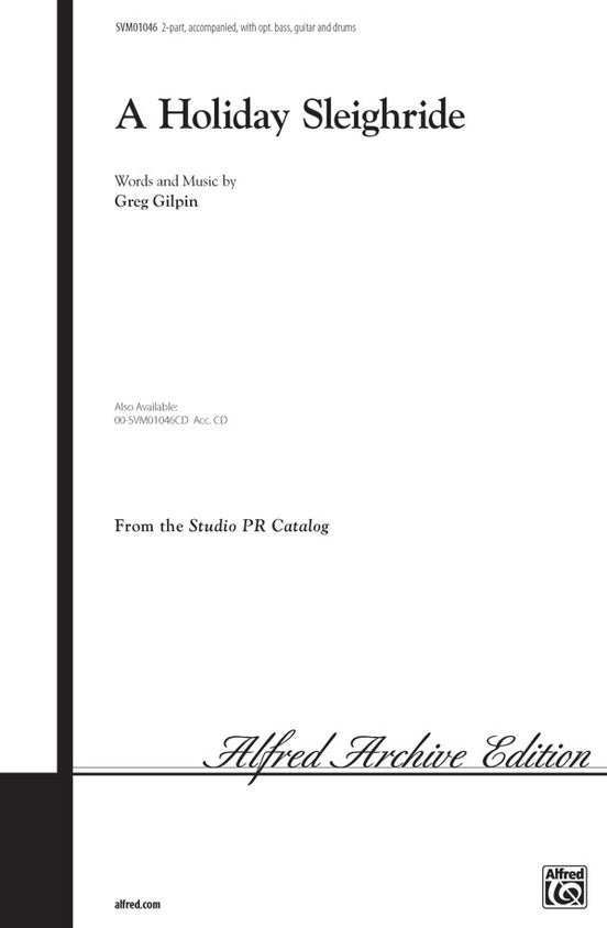A Holiday Sleighride - 2-Part Choral Octavo (Digital Download)