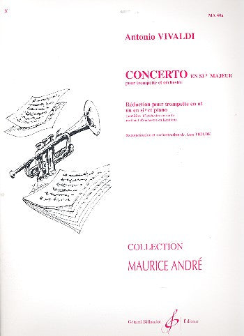 CONCERTO E FLAT MAJOR REDN FOR TRPT/PIANO - VIVALDI - TRUMPET - BILLAUDOT