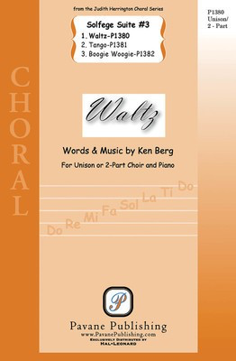 Waltz - (from Solfege Suite #3) - Ken Berg - 2-Part Pavane Publishing Choral Score Octavo