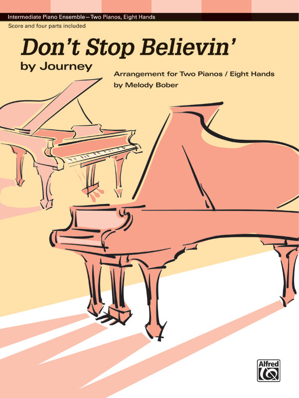 Don't Stop Believin' Piano Quartet 2P8H