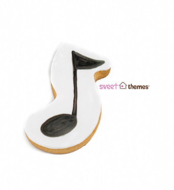 Steel Cookie Cutter Large Quaver Note