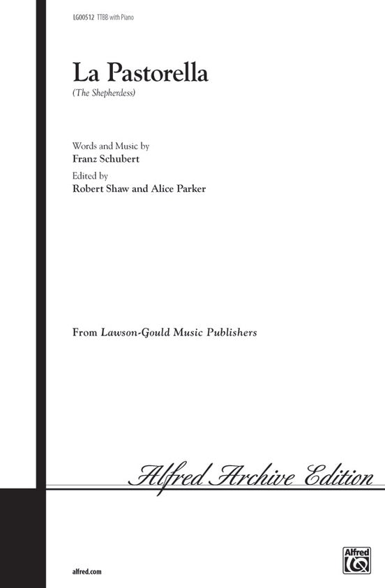 La Pastorella (The Shepherdess) – TTBB Choral Octavo (Digital Download)