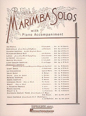 Rhapsodic Fantasie (based on Hungarian Rhapsody No. 2) - Marimba Solo with Piano - Grade 4 - Franz Liszt - Marimba M. Edwards Rubank Publications