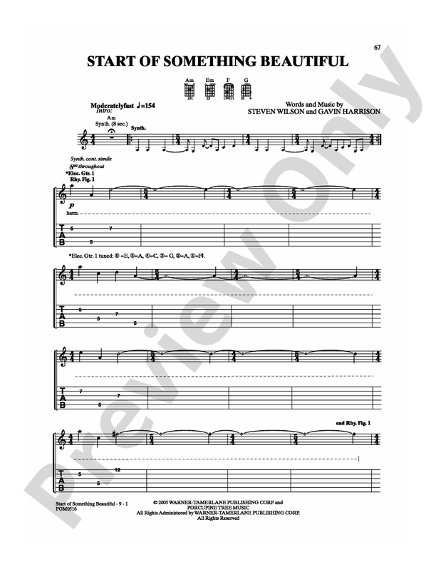 Start of Something Beautiful - Guitar TAB (Digital Download)