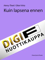 Kuin lapsena ennen - Piano Solo (Digital Download)