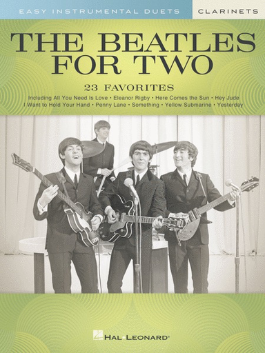 The Beatles for Two Clarinets - 23 Favorites - Hal leonard