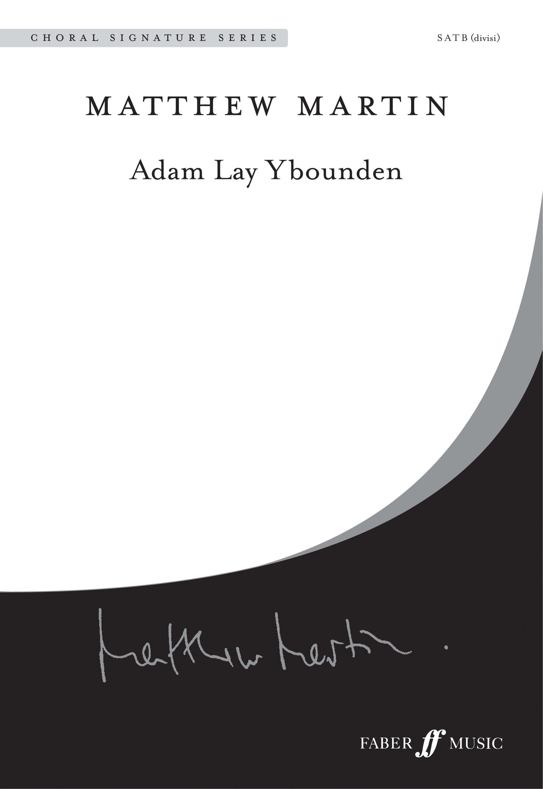 Adam Lay Ybounden - SATB Chorus (Digital Download)