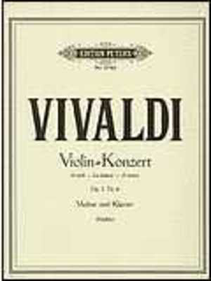 Vivaldi - Concerto A Minor Op. 3 No. 6 - Violin/Piano Accompaniment - Peters EP3794