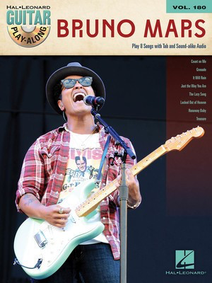 Bruno Mars - Guitar Play-Along Volume 180 - Guitar Hal Leonard Sftcvr/Online Audio
