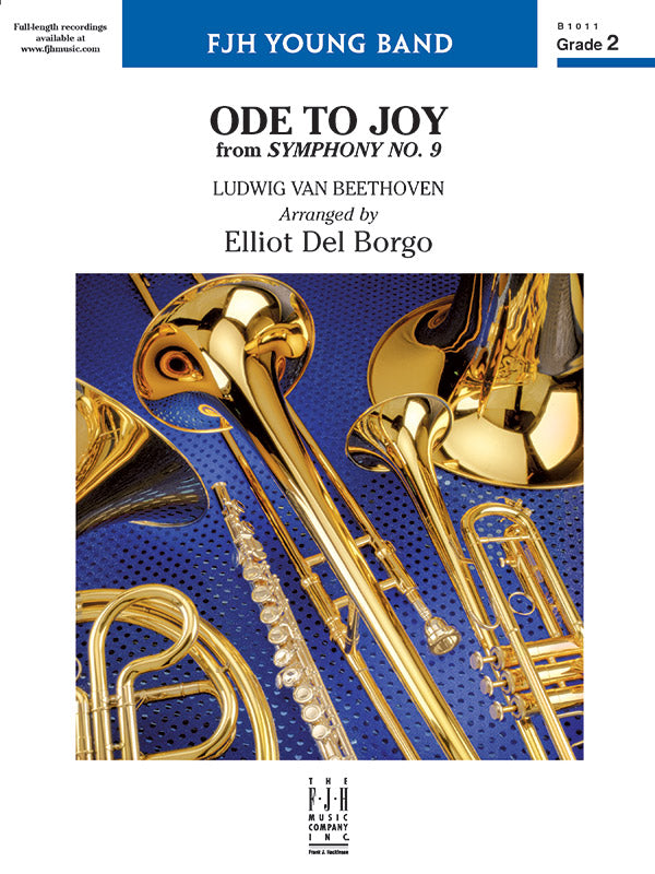Ode to Joy - Grade 2 - Concert Band Conductor Score & Parts (Digital Download)