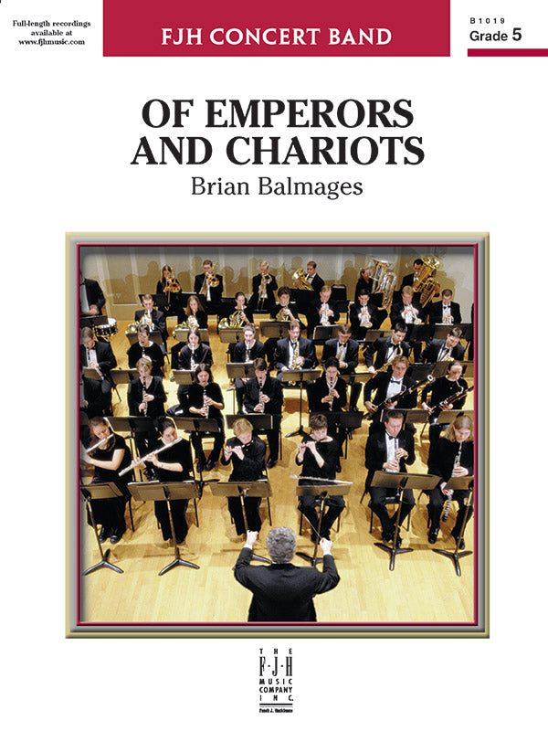 Of Emperors and Chariots - Concert Band Conductor Score & Parts (Digital Download)