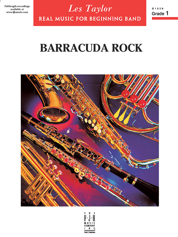Barracuda Rock - Concert Band Conductor Score & Parts (Digital Download)