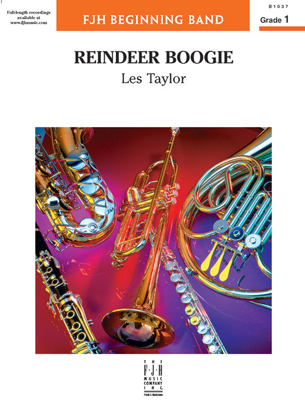 Reindeer Boogie - Concert Band Conductor Score & Parts (Digital Download)