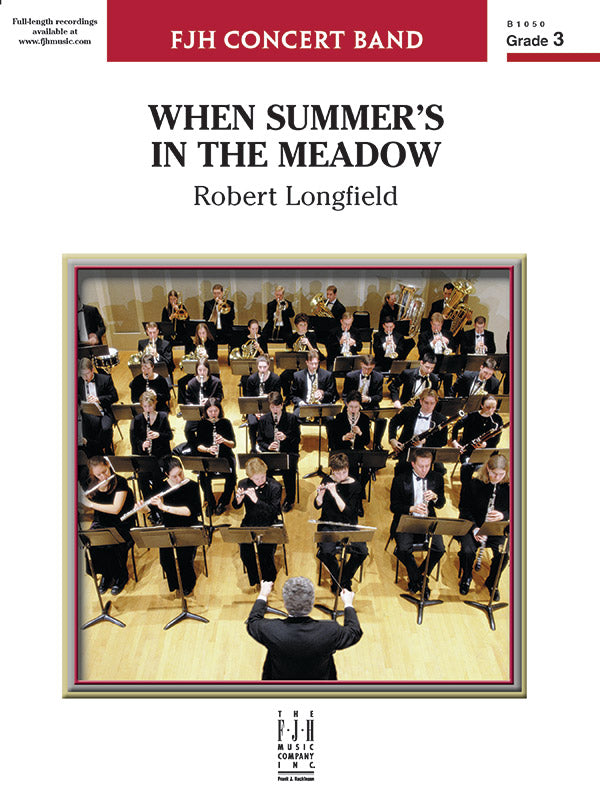 When Summer's in the Meadow - Concert Band Conductor Score & Parts (Digital Download)