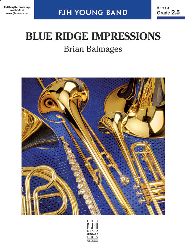 Blue Ridge Impressions - Concert Band Conductor Score & Parts (Digital Download)