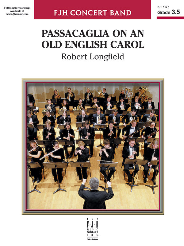 Passacaglia on an Old English Carol - Concert Band Conductor Score & Parts (Digital Download)