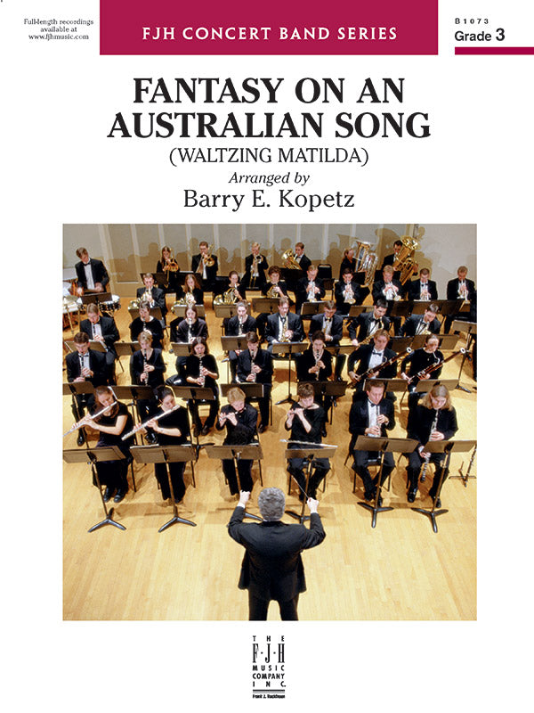 Fantasy on an Australian Song - Concert Band Conductor Score & Parts (Digital Download)