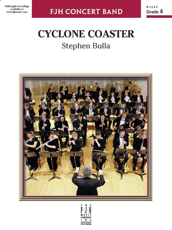 Cyclone Coaster - Concert Band Conductor Score & Parts (Digital Download)