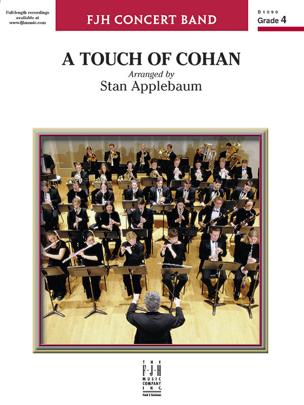 A Touch of Cohan - Concert Band Conductor Score & Parts (Digital Download)