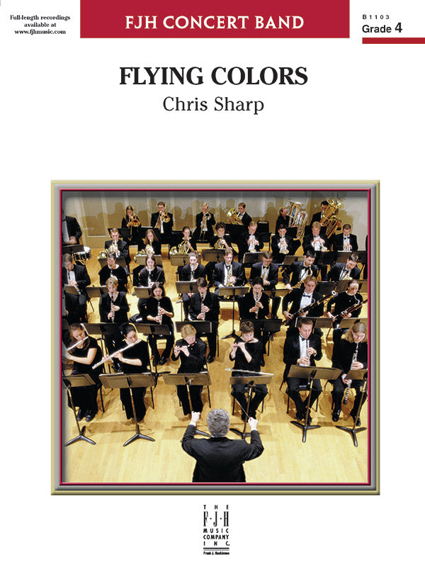 Flying Colors - Concert Band Conductor Score & Parts (Digital Download)