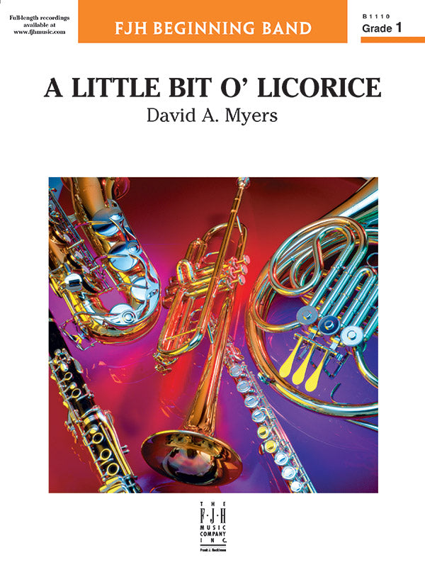 A Little Bit O' Licorice - Concert Band Conductor Score & Parts (Digital Download)