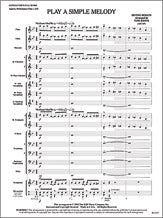 Play a Simple Melody - Concert Band Conductor Score & Parts (Digital Download)