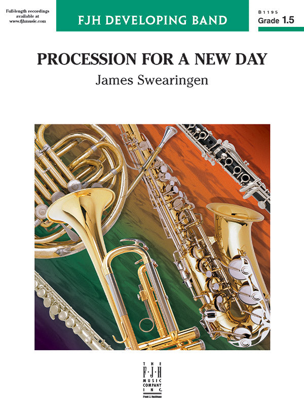 Procession for a New Day - Concert Band Conductor Score & Parts (Digital Download)