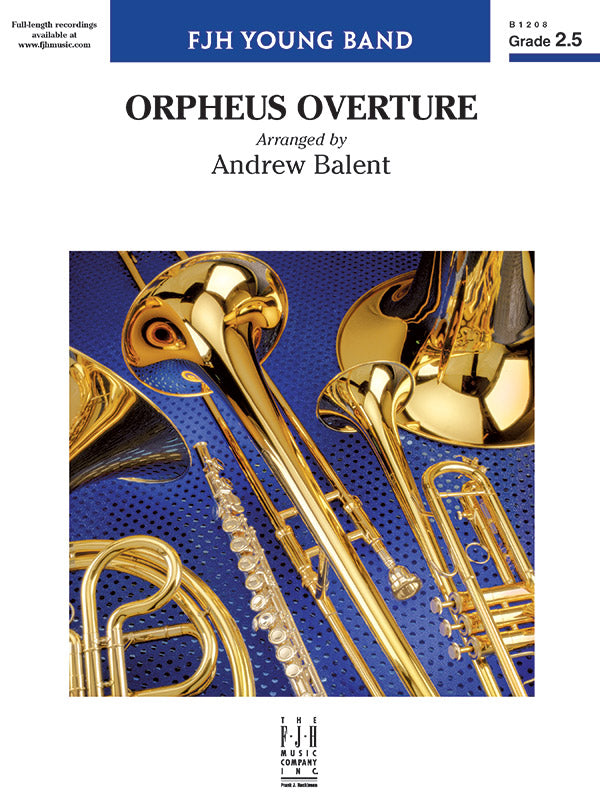 Orpheus Overture - Concert Band Conductor Score & Parts (Digital Download)