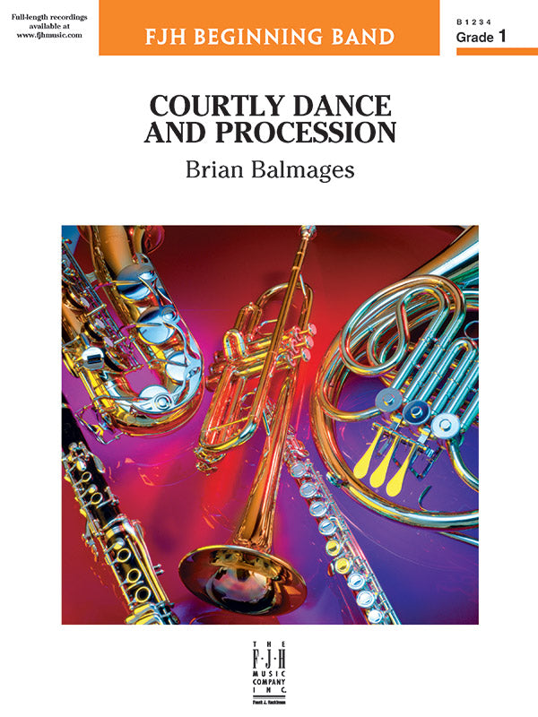 Courtly Dance and Procession - Concert Band Conductor Score & Parts (Digital Download)