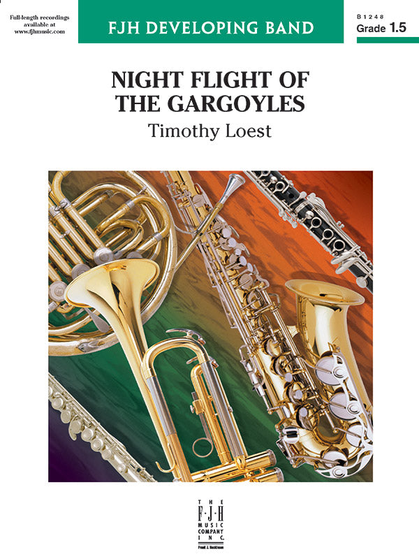 Night Flight of the Gargoyles - Concert Band Conductor Score & Parts (Digital Download)
