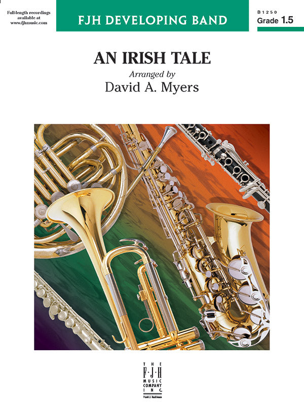 An Irish Tale - Concert Band Conductor Score & Parts (Digital Download)