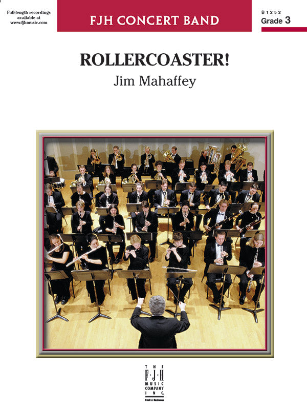 Rollercoaster! - Concert Band Conductor Score & Parts (Digital Download)