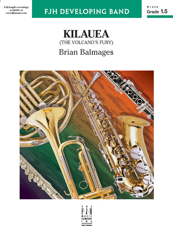 Kilauea (The Volcano's Fury) - Concert Band Conductor Score & Parts (Digital Download)