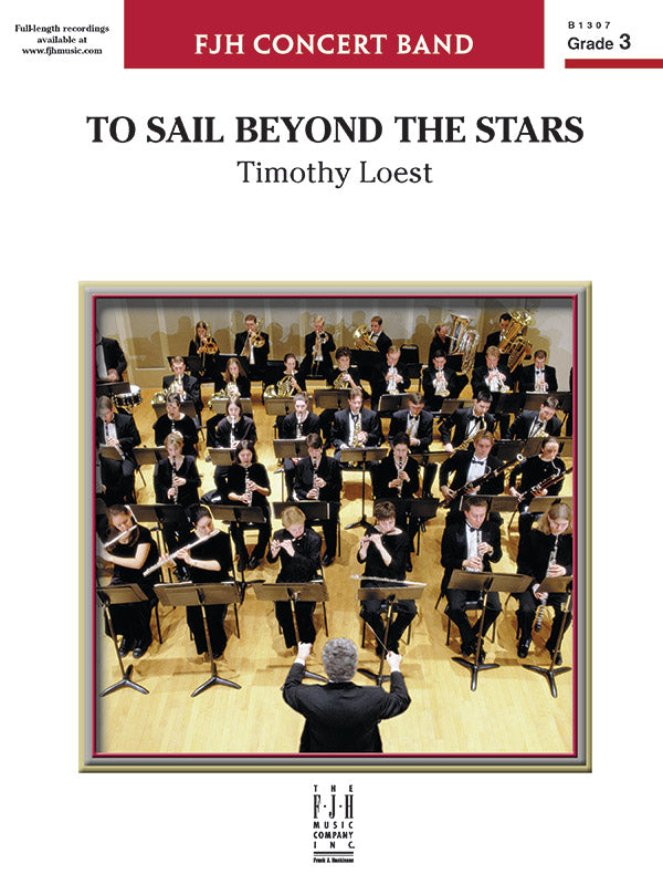 To Sail Beyond the Stars - Concert Band Conductor Score & Parts (Digital Download)