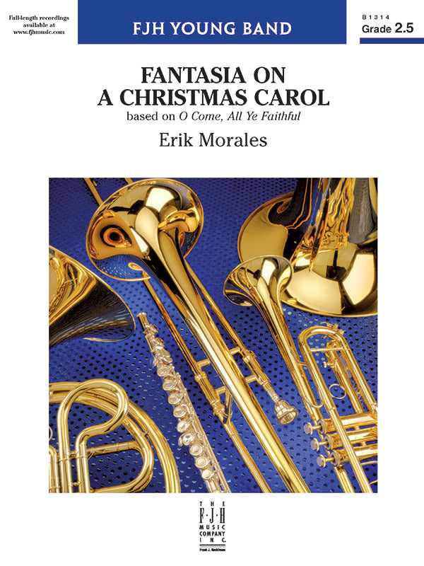 Fantasia on a Christmas Carol (based on O Come, All Ye Faithful) - Concert Band Conductor Score & Parts (Digital Download)