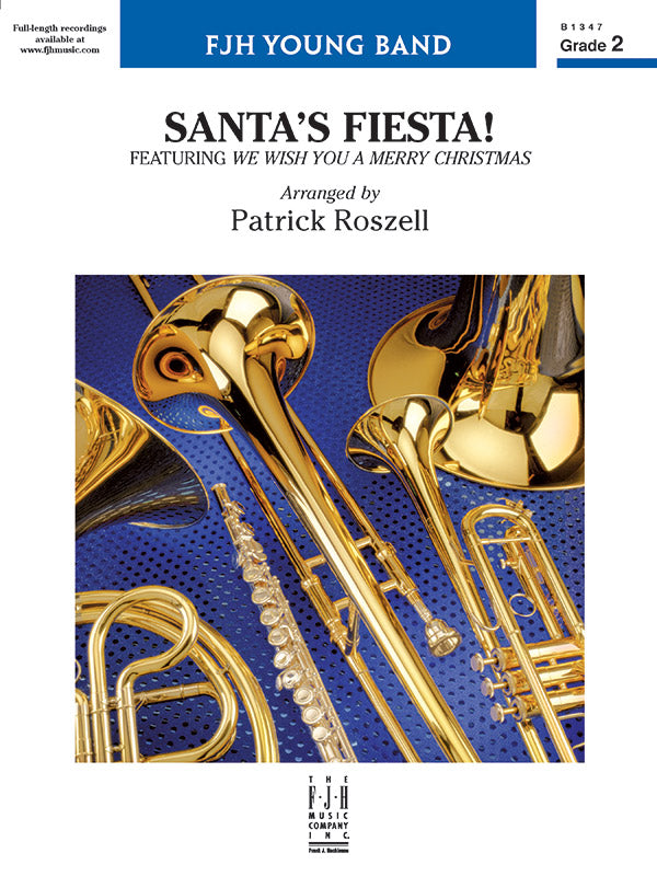 Santa's Fiesta! - Concert Band Conductor Score & Parts (Digital Download)