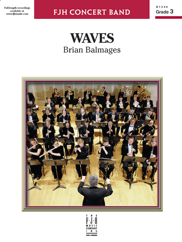 Waves - Concert Band Conductor Score & Parts (Digital Download)
