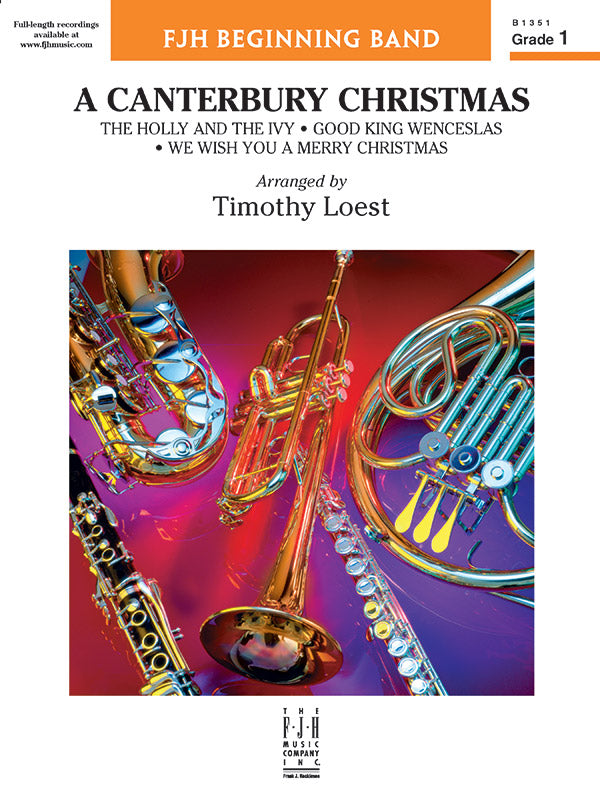A Canterbury Christmas - Concert Band Conductor Score & Parts (Digital Download)