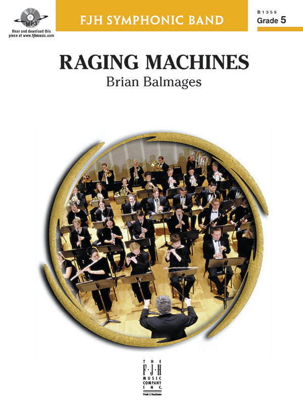 Raging Machines - Concert Band Conductor Score & Parts (Digital Download)