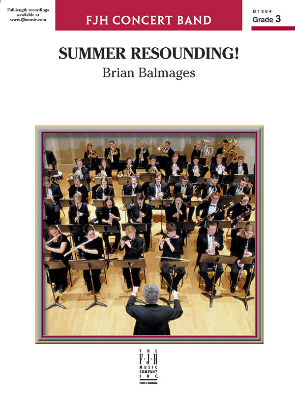 Summer Resounding! - Concert Band Conductor Score & Parts (Digital Download)
