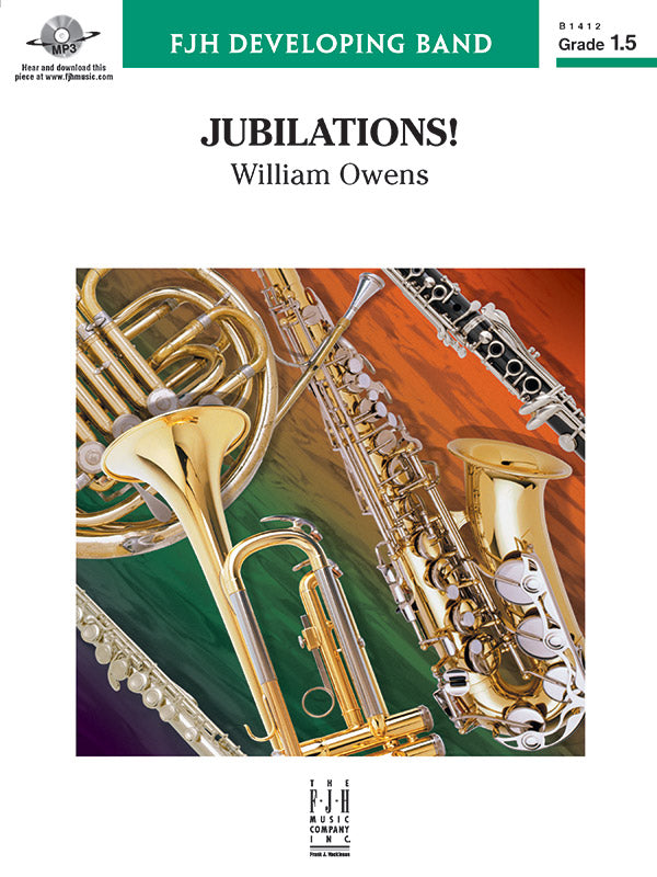 Jubilations! - Concert Band Conductor Score & Parts (Digital Download)