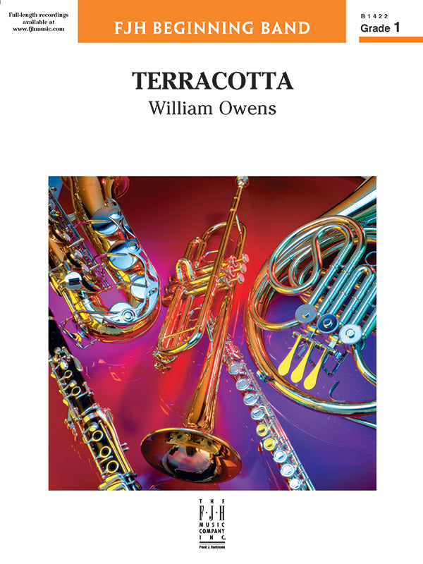 Terracotta - Concert Band Conductor Score & Parts (Digital Download)