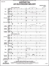 Fantasy on an Old English Melody - Concert Band Conductor Score & Parts (Digital Download)