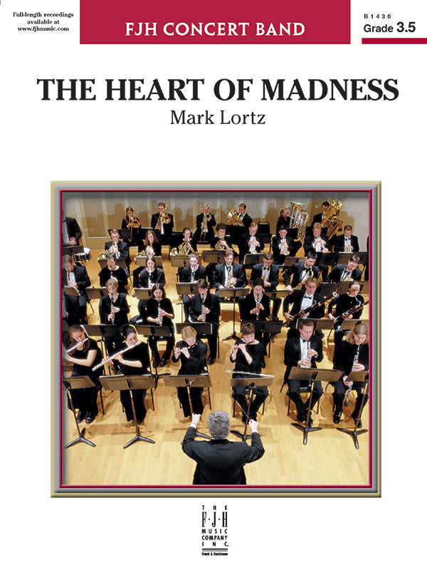 The Heart of Madness - Concert Band Conductor Score & Parts (Digital Download)