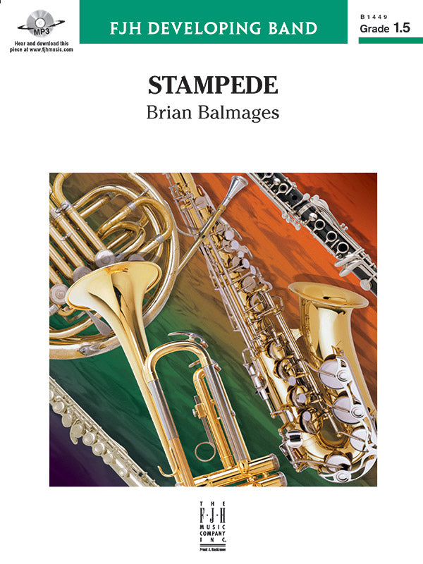 Stampede - Concert Band Conductor Score & Parts (Digital Download)