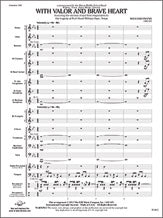 With Valor and Brave Heart - Concert Band Conductor Score & Parts (Digital Download)