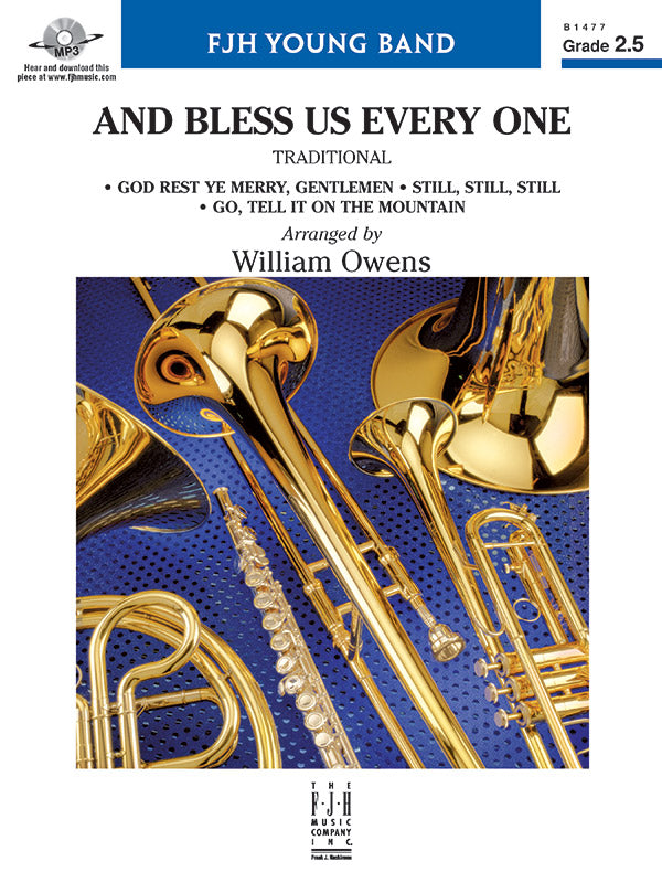 And Bless Us Every One - Concert Band Conductor Score & Parts (Digital Download)