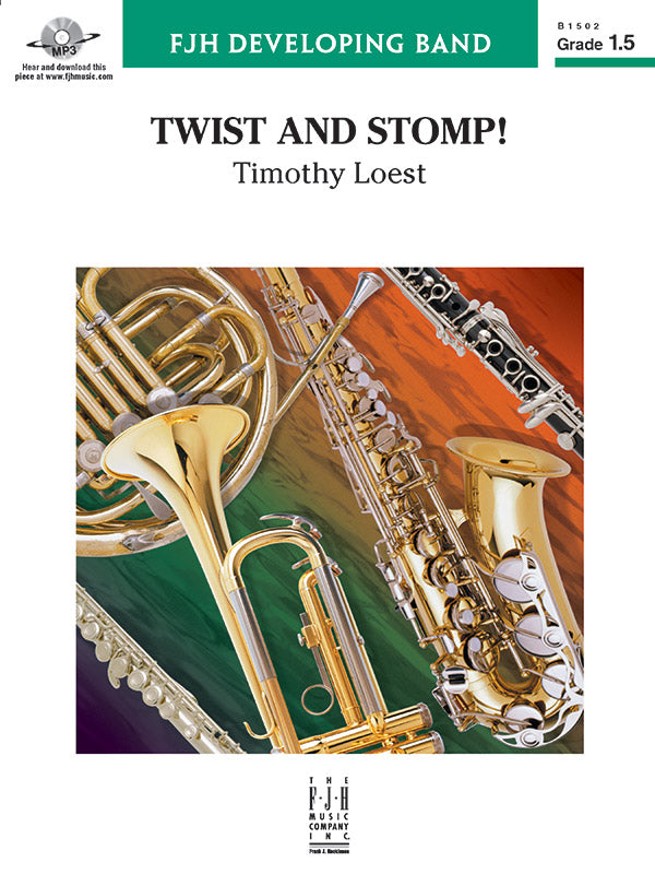 Twist and Stomp! - Concert Band Conductor Score & Parts (Digital Download)