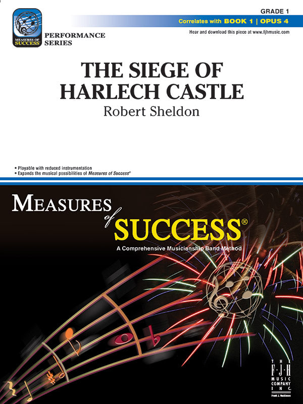 The Siege of Harlech Castle - Concert Band Conductor Score & Parts (Digital Download)