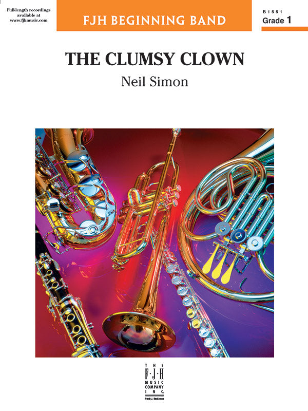 The Clumsy Clown - Concert Band Conductor Score & Parts (Digital Download)